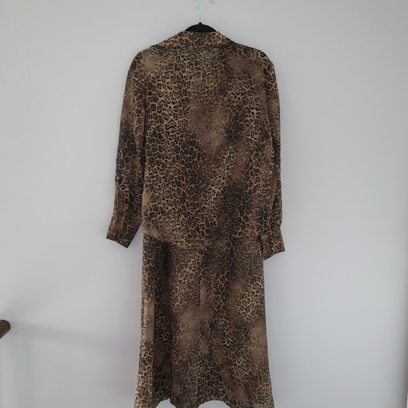 Animal print 2 Pc Louben Dress Set - Picture 2 of 7